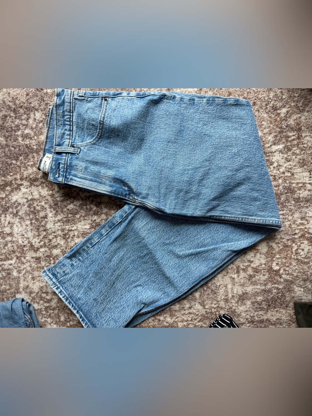 Abercrombie & Fitch Light Blue Women’s Wide-Leg Jeans